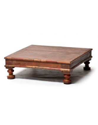 Čajový stolek z teakového dřeva, 58x58x19cm