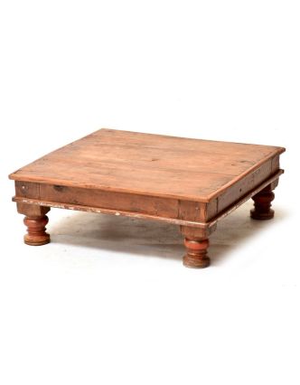 Čajový stolek z teakového dřeva, 57x57x22cm