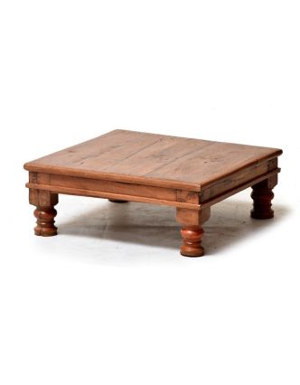 Čajový stolek z teakového dřeva, 57x57x20cm