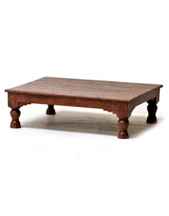 Čajový stolek z teakového dřeva, 77x62x22cm