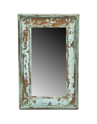Zrcadlo v rámu, starý teak, 29x3x45cm