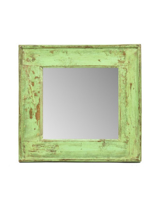 Zrcadlo v rámu, starý teak, 49x4x47cm
