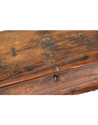 Truhla z teakového dřeva, šperkovnice, 51x25x23cm