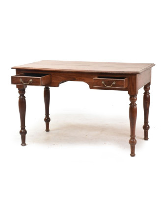 Psací stůl z teakového dřeva, 121x67x76cm