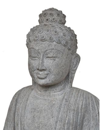 Kamenná socha, Buddha Amitábha, podstavec, žula, 110cm