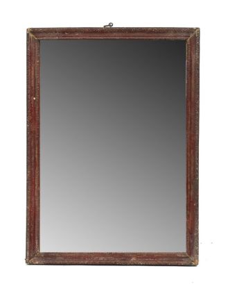 Zrcadlo ve starém rámečku, 27x36cm
