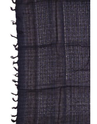 Šátek, "Palestina", modro/černý, 100x100cm