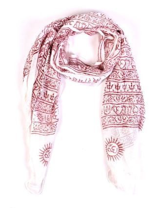Šátek Ramnami, viskóza, 90x180cm
