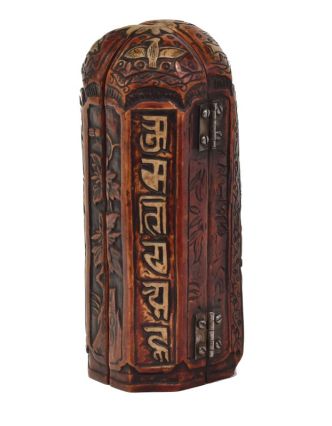 Tara, cestovní oltář, červeno hnědý, pryskyřice, 20cm