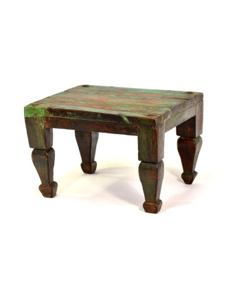 Čajový stolek z teakového dřeva, 50x42x35cm