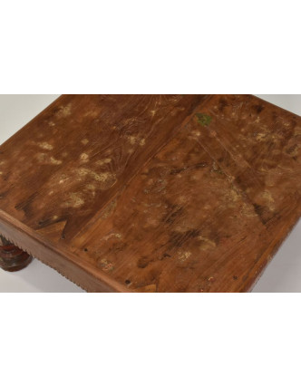 Čajový stolek z teakového dřeva, 51x51x24cm