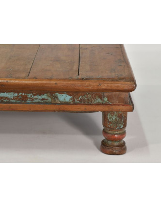 Čajový stolek z teakového dřeva, 52x52x15cm