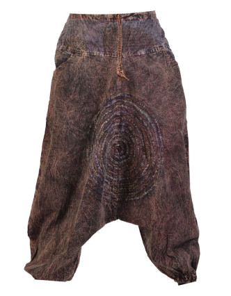 Unisex turecké kalhoty  s kapsami, stonewashed design
