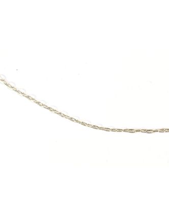 Stříbrný řetízek, karabinka, délka cca 41cm,AG 925/1000