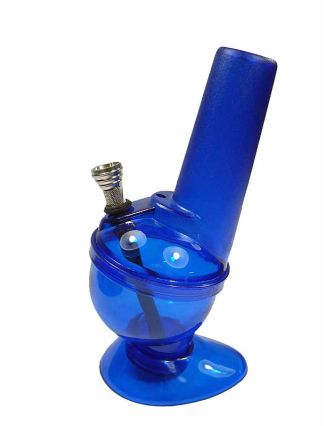 Bong - akryl, trojdílný, modrý