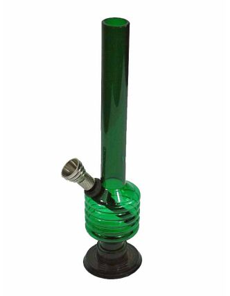 Bong - akryl, malý, tmavě zelený