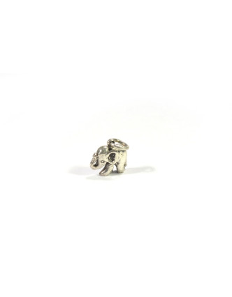 Stříbrný přívěsek malý sloník, 1cm, AG 925/1000