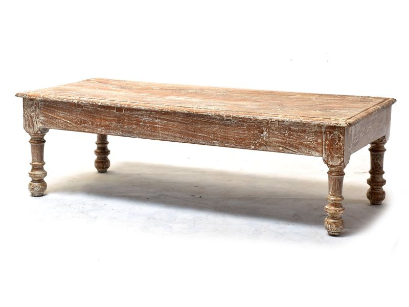 Konferenční stolek z teakového dřeva, 159x68x49cm
