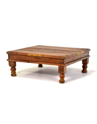 Čajový stolek z teakového dřeva, 51x51x20cm