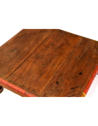 Čajový stolek z teakového dřeva, 52x51x20cm