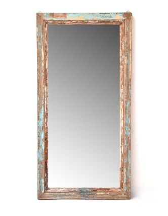 Zrcadlo v rámu z teakového dřeva, 93x7x182cm
