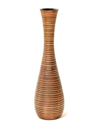 Váza z palmového dřeva, 17x17x61cm