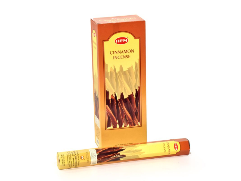 Indické vonné tyčinky Cinnamon, HEM, 23cm, 20ks