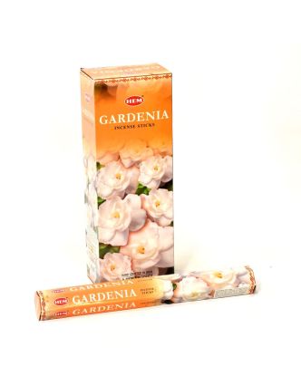 Indické vonné tyčinky Gardenia, HEM, 23cm, 20ks
