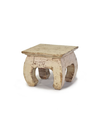 Stolička/stoleček z akáciového dřeva, 25x25x21cm