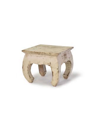 Stolička/stoleček z akáciového dřeva, 30x30x26cm
