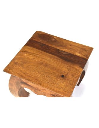 Stolička/stoleček z akáciového dřeva, 30x30x25cm