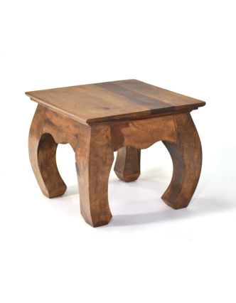 Stolička/stoleček z akáciového dřeva, 30x30x25cm