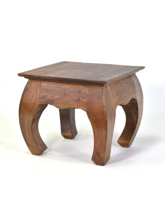 Stolička/stoleček z akáciového dřeva, 35x35x31cm