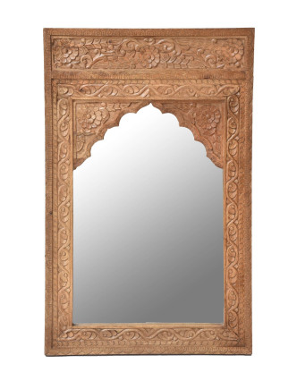 Zrcadlo v rámu z mangového dřeva, 76x6x120cm