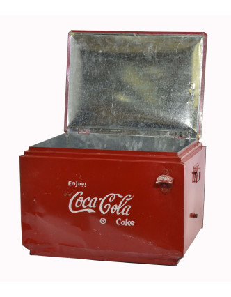Plechová chladnička "Coca Cola", 57x44x40cm