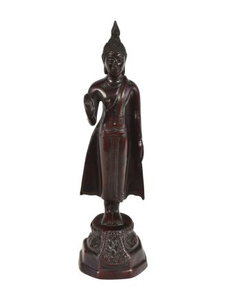 Narozeninový Buddha, pondělí, hnědý, pryskyřice, 25cm
