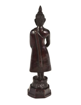 Narozeninový Buddha, neděle, pryskyřice, tmavě hnědý, 30cm