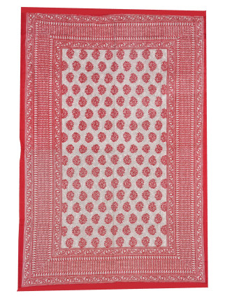 Přehoz na postel s tradičním Indickým vzorem, 210x146cm