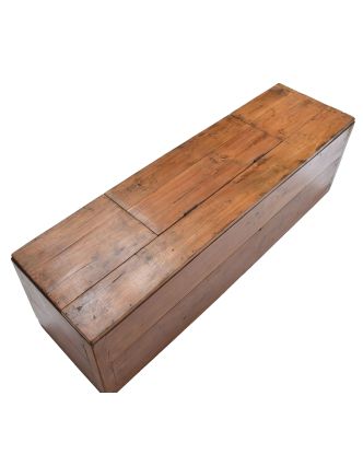 Nízká komoda z teakového dřeva, 152x43x46cm