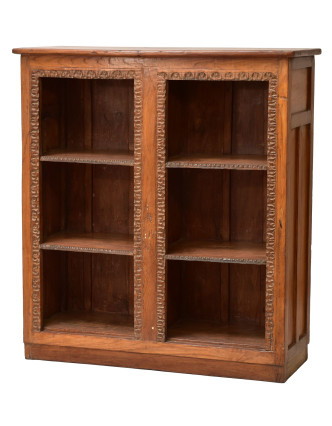 Knihovna z teakového dřeva, 111x41x122cm