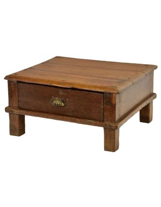 Čajový stolek z teakového dřeva, 62x58x30cm