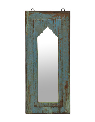 Zrcadlo v rámu z teakového dřeva, 25x3x59cm
