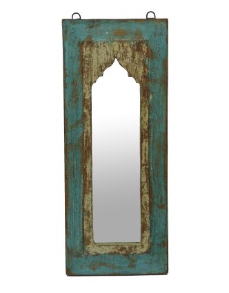 Zrcadlo v rámu z teakového dřeva, 24x3x57cm