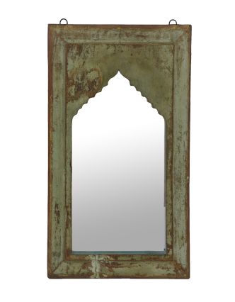 Zrcadlo v rámu z teakového dřeva, 36x4x64cm