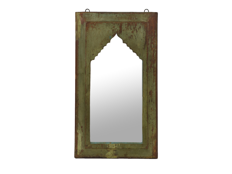 Zrcadlo v rámu z teakového dřeva, 35x4x64cm