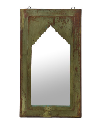Zrcadlo v rámu z teakového dřeva, 35x4x64cm