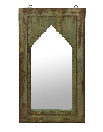 Zrcadlo v rámu z teakového dřeva, 36x4x63cm