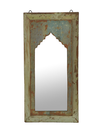 Zrcadlo v rámu z teakového dřeva, 33x4x67cm