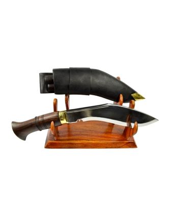 Khukri nůž, "Nepal Police", 9", dřevěná rukojeť, nůž 36cm, čepel 23cm
