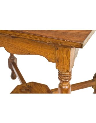 Starý stolek, z teakového dřeva, 74x74x71cm